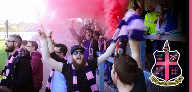 Những CLB nhỏ như Dulwich Hamlet vẫn có những CĐV cuồng nhiệt nhất.