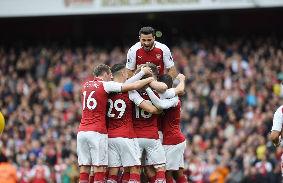 Arsenal đang có phong độ rất tốt. Ảnh: Daily Mail.