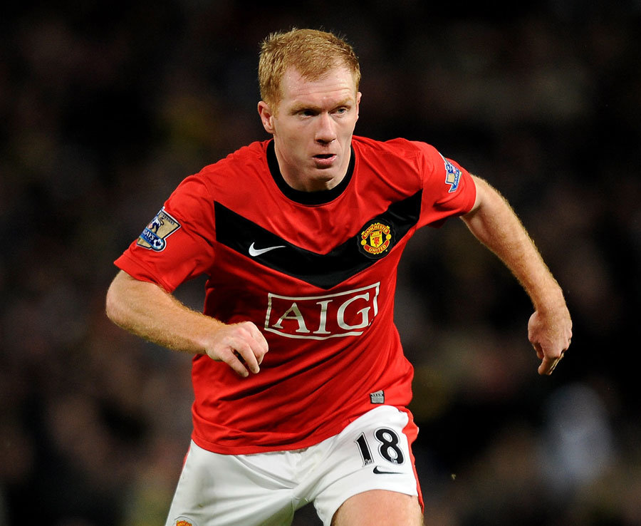 5. Paul Scholes (Manchester United) - Từ 1993 đến 2013 - Từng giải nghệ nhưng sau đó quay lại thi đấu cho M.U thêm một thời gian nữa, Scholes đã có 11 danh hiệu Ngoại hạng Anh, 3 Cúp FA và 2 Champions League. Ảnh: Daily Star.