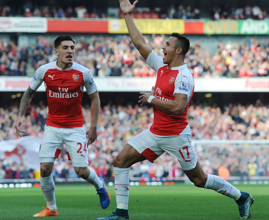 04/10/2015 - Ngoại hạng Anh - Arsenal 3-0 Manchester United.