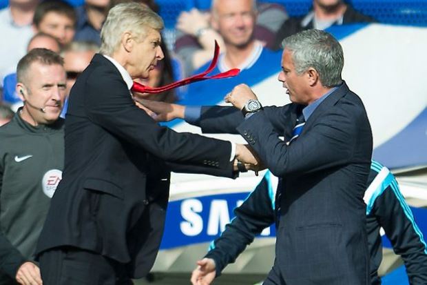 Mâu thuẫn của HLV Wenger với Mourinho lại càng gay gắt. Ảnh: Internet.
