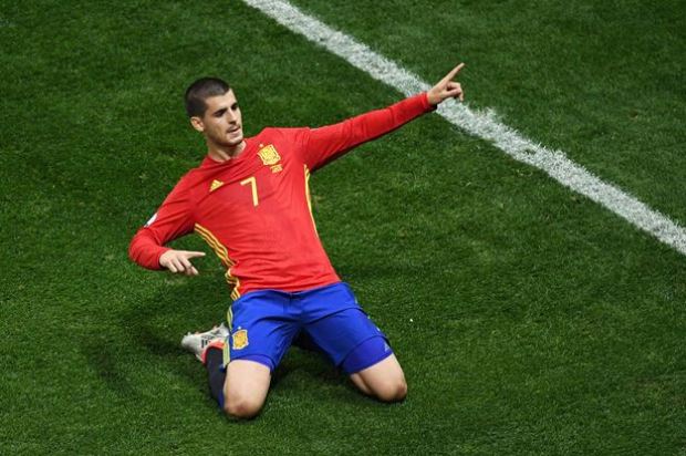 Alvaro Morata chọn Arsenal trước Chelsea. Ảnh: Internet.