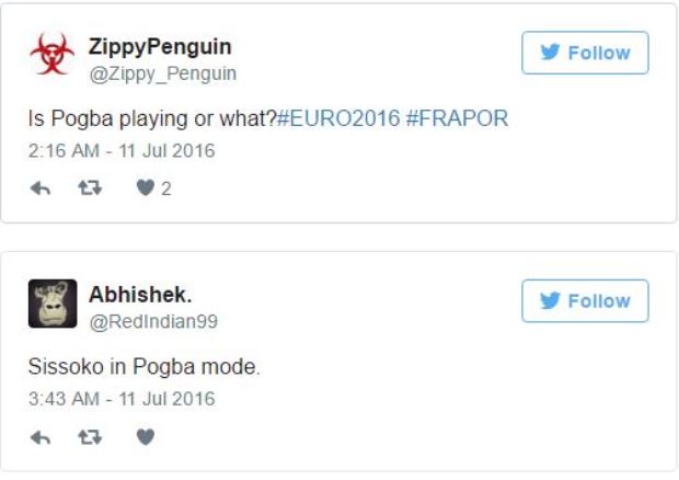 Pogba bị châm biếm ở mạng xã hội. Ảnh: Internet.