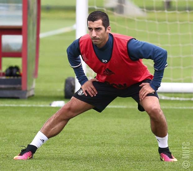 Mkhitaryan tỏ vẻ đầy quyết tâm. Ảnh: Internet.