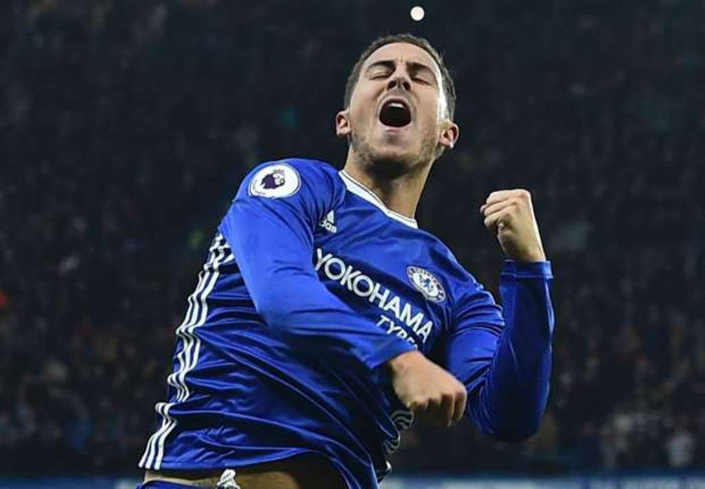Eden Hazard đang thăng hoa trong mùa này. Ảnh: Internet.