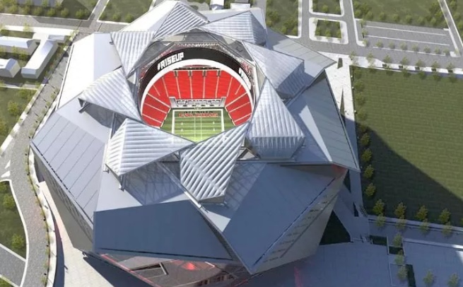 2. Atlanta United, Mercedes-Benz Stadium (sức chưa 71. chi phí 1.2 tỷ bảng)