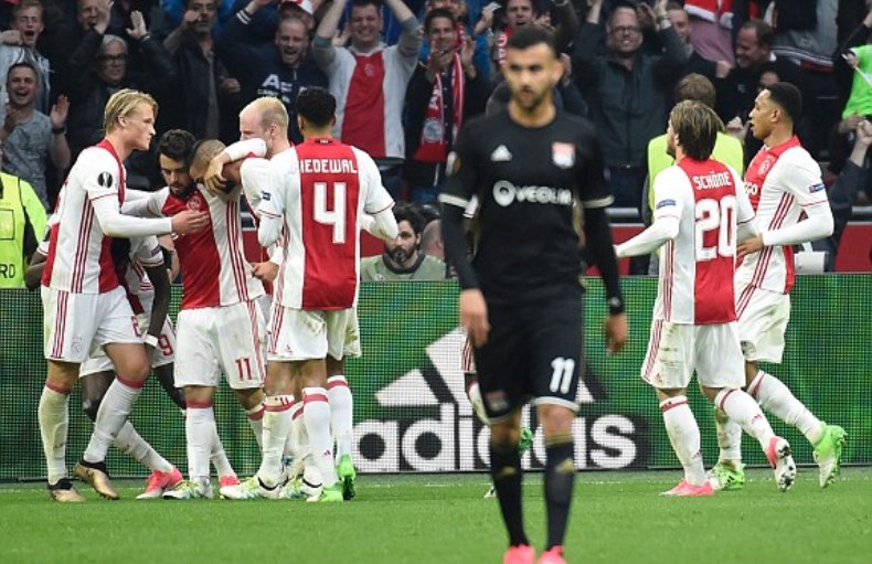 Hủy diệt Lyon, Ajax đặt một chân vào chung kết Europa League - Bóng Đá