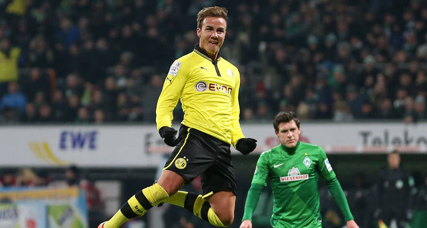 9. Mario Goetze (Dortmund) - 2.5 cơ hội tạo ra mỗi trận, 1 đường kiến tạo