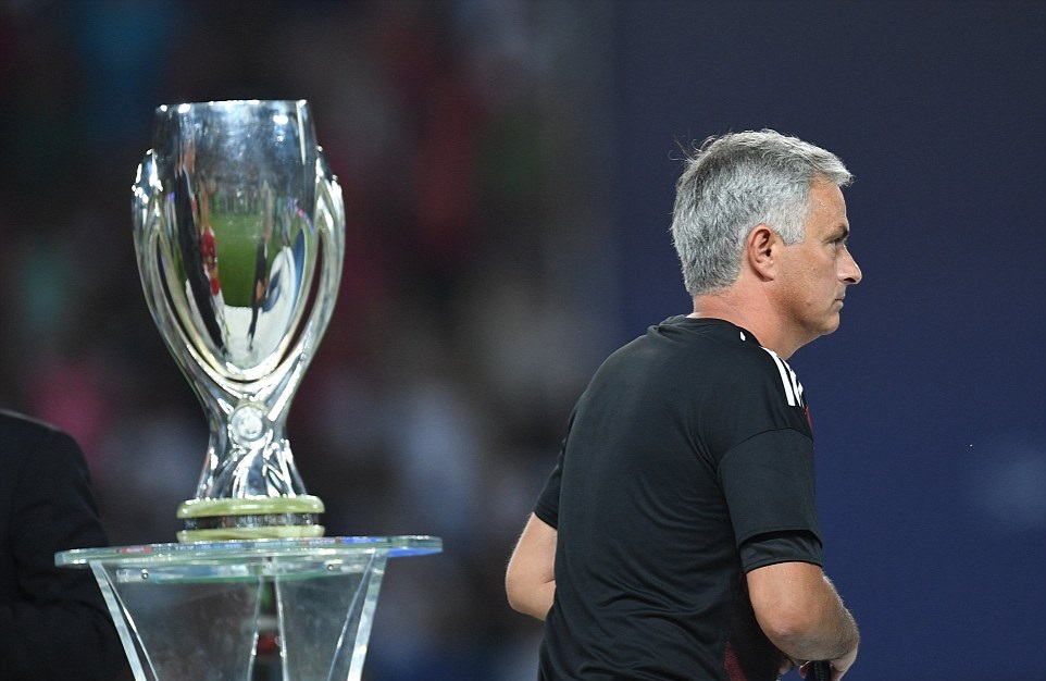Mourinho lại vô duyên với chiếc siêu cúp châu Âu.