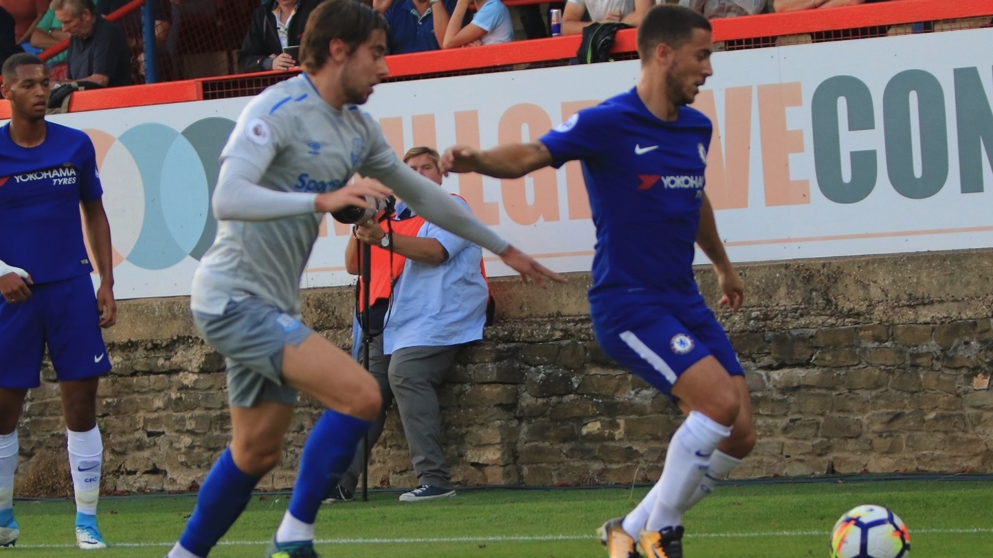 Everton đã làm tốt nhiệm vụ phong tỏa Hazard.