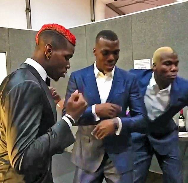 3 anh em nhà Pogba quẩy tưng bừng.