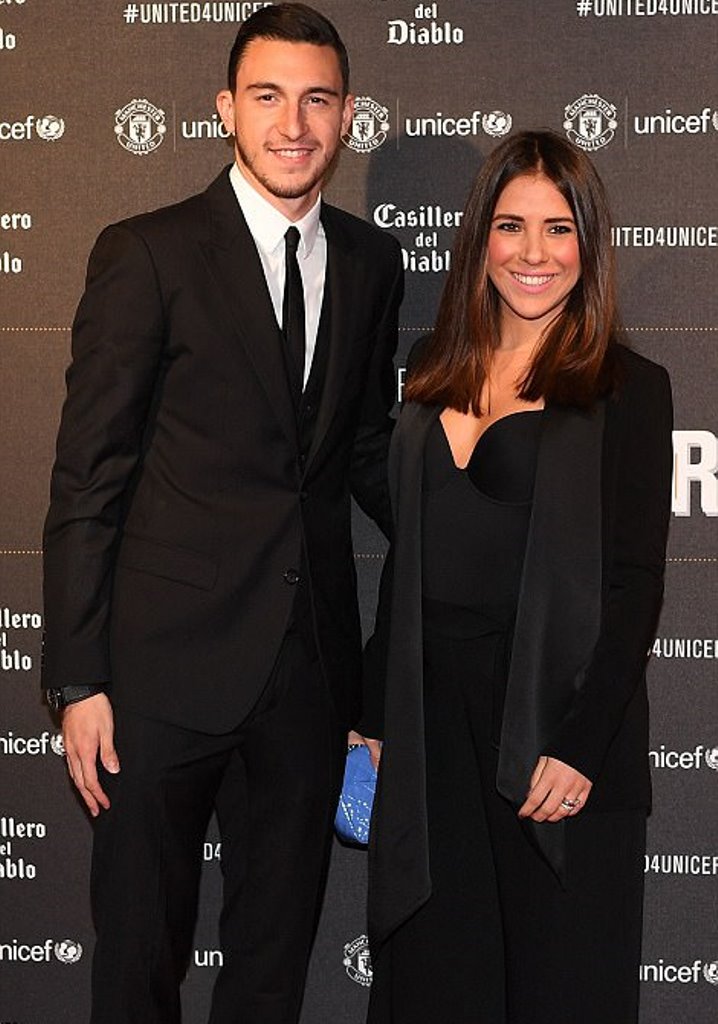 Matteo Darman và cô vợ Francesca.