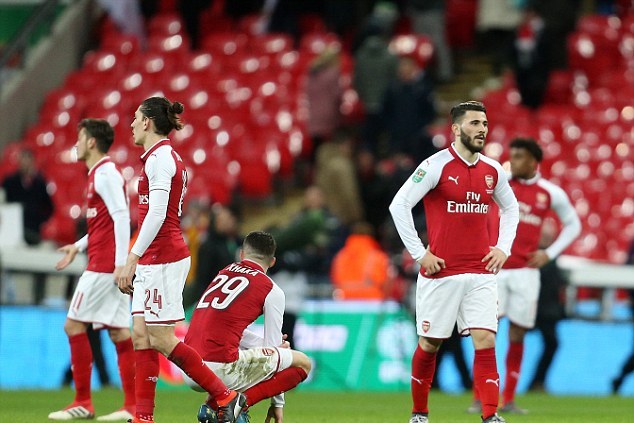 Trận thua khó nuốt trôi của Arsenal.