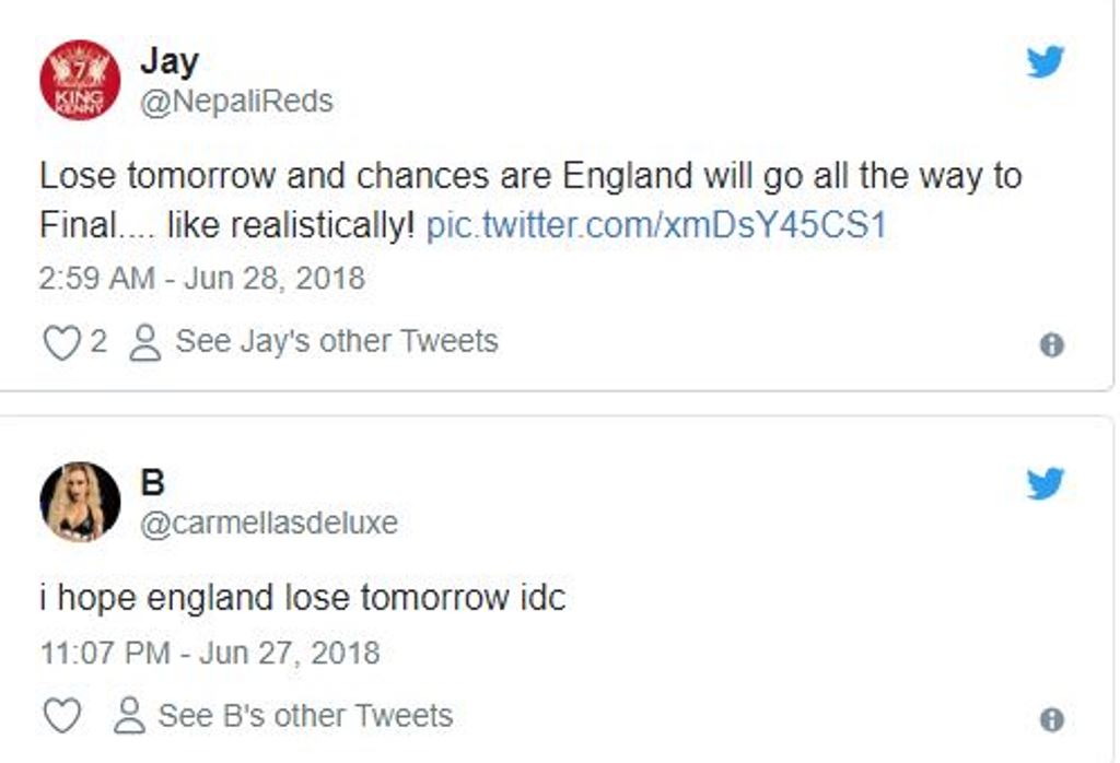 Fan tuyển Anh cầu xin đội nhà để thua Bỉ vì lí do thú vị này - Bóng Đá