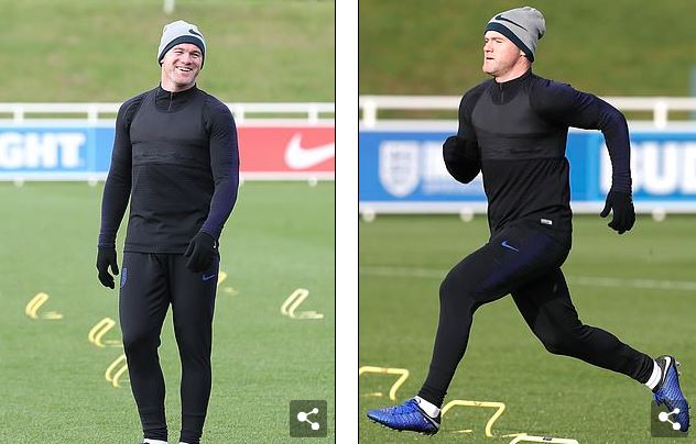Rooney tập luyện cùng tuyển ANh - Bóng Đá