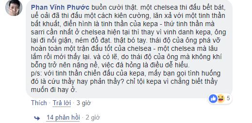 Sốc! 'Phản thầy' thấy rõ, Kape vẫn được fan Chelsea ở Việt Nam tung hô - Bóng Đá