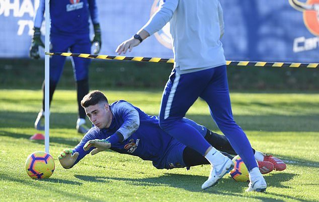 Chelsea kepa tập luyện - Bóng Đá