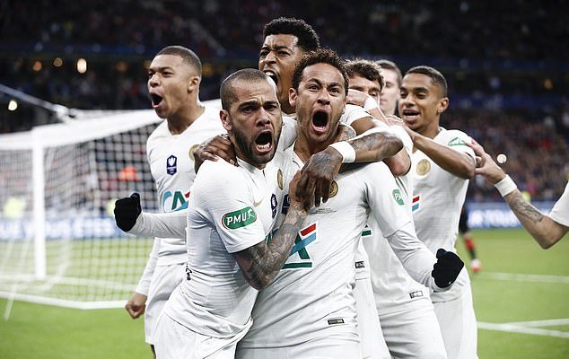 Neymar trở lại và ghi bàn, PSG vẫn thua sốc và mất cúp quốc gia Pháp - Bóng Đá