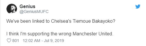 'Are we a joke?' Man United fans react as Tiemoue Bakayoko linked with shock Chelsea transfer - Bóng Đá