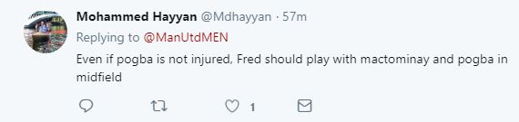 A simple question: should Fred start for Manchester United at West Ham tomorrow? #mufc - Bóng Đá