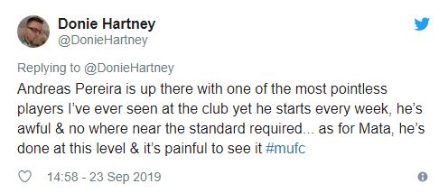 Man Utd fans slam Andreas Pereira after disappointing West Ham display - Bóng Đá