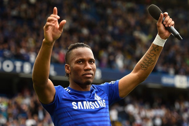 Drogba - huyền thoại Chelsea.