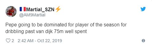 '£70m down the drain!' - Manchester United fans send Nicolas Pepe transfer message to Arsenal - Bóng Đá