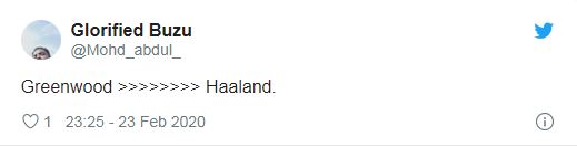 Greenwood hơn cả Haaland.
