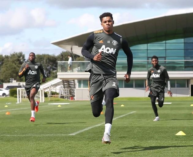 Ảnh tập Man Utd trận LASK - Bóng Đá