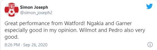Watford fans react to James Garner's performance on first Championship start - Bóng Đá