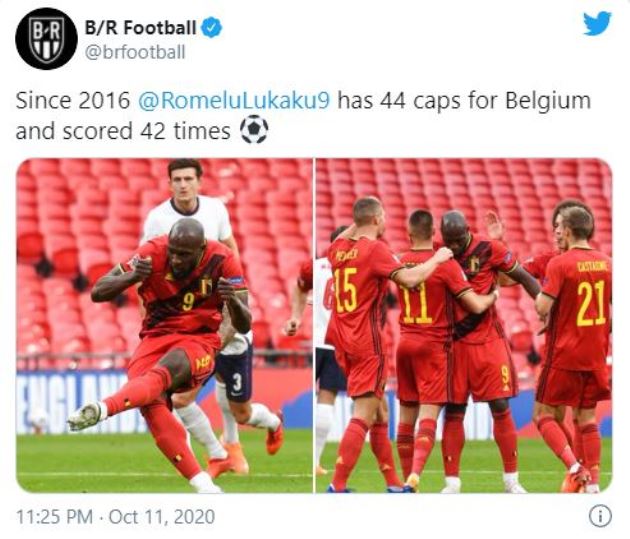 “I’m sure he was the problem” – These fans ridicule Man United for selling Romelu Lukaku after he scores vs England - Bóng Đá