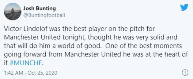 Manchester United fans praise Victor Lindelof's performance - Bóng Đá