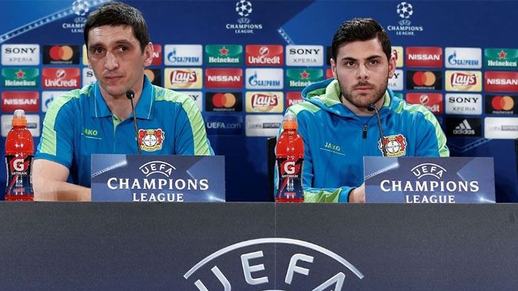 Ông cùng Kevin Volland rất tự tin trong cuộc họp báo. Ông cho biết: "Tôi hoàn toàn tin tưởng vào các cầu thủ. Chúng tôi tự tin đánh bại Atletico."