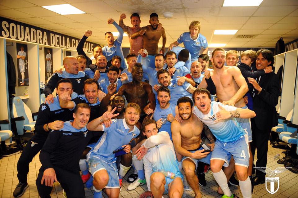 Chắc chắn đây là một đêm không thể quên cho các cầu thủ Lazio.