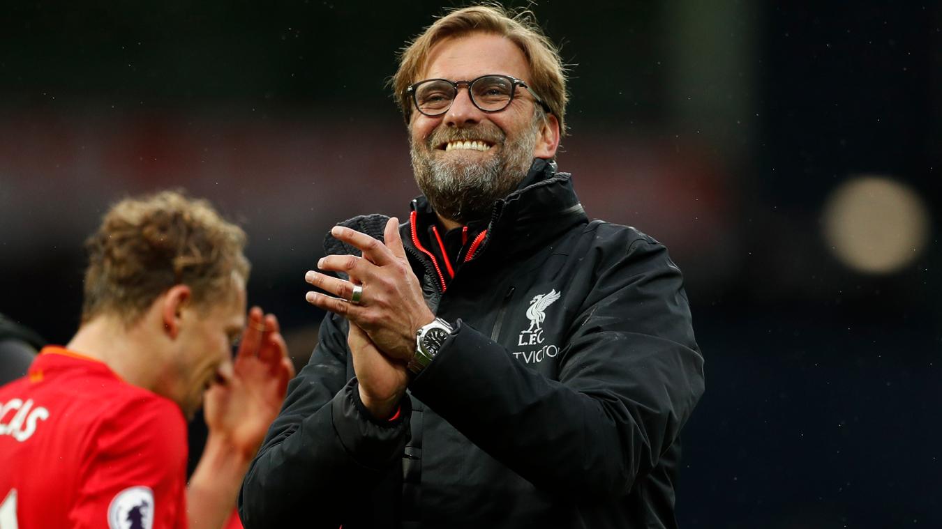 Nụ cười của Klopp.