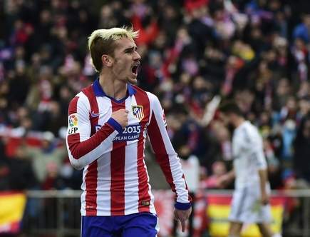Griezmann từng ghi bàn trong chiến thắng 4-0 trước Real.