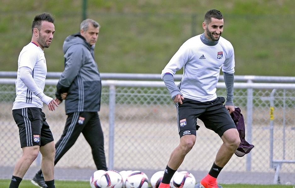 Lyon đã có buổi tập chuẩn bị cho trận đấu với Ajax.