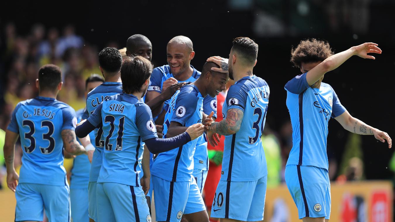 Sau 90 phút dạo chơi tại Vicarage Road, Man City chính thức có vé vào thẳng vòng bảng Champions League.