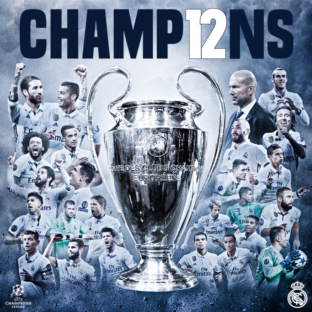 Real Madrid đã có danh hiệu vô địch châu Âu lần thứ 12 - Duodecima.
