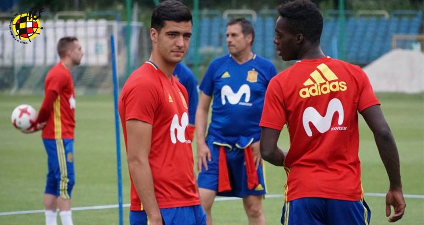 U21 Tây Ban Nha đã có buổi tập cuối cùng trước cuộc chiến với Italia.