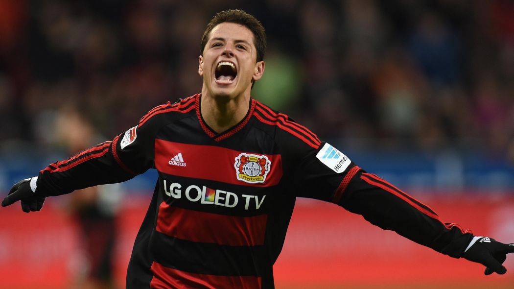 Javier Hernadez, Bayer Leverkusen. Ảnh: Eurosport.
