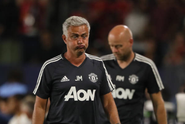 Biểu cảm hài hước của Mourinho sau trận gặp LA Galaxy.