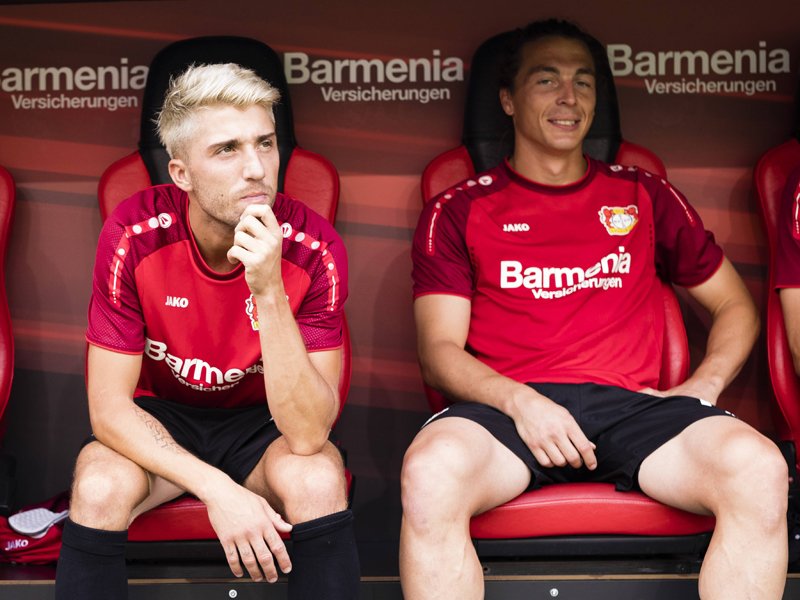 Leverkusen: Kevin Kampl, Julian Baumgartlinger, André Ramalho, Marlon Frey