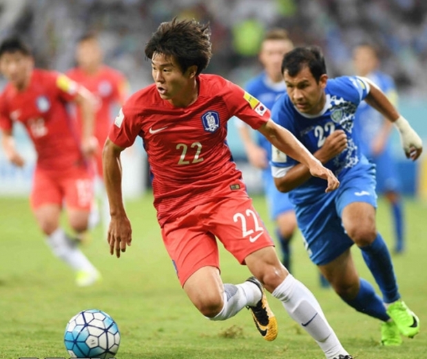 Hàn Quốc thi đấu rất tốt trên sân Uzbekistan.