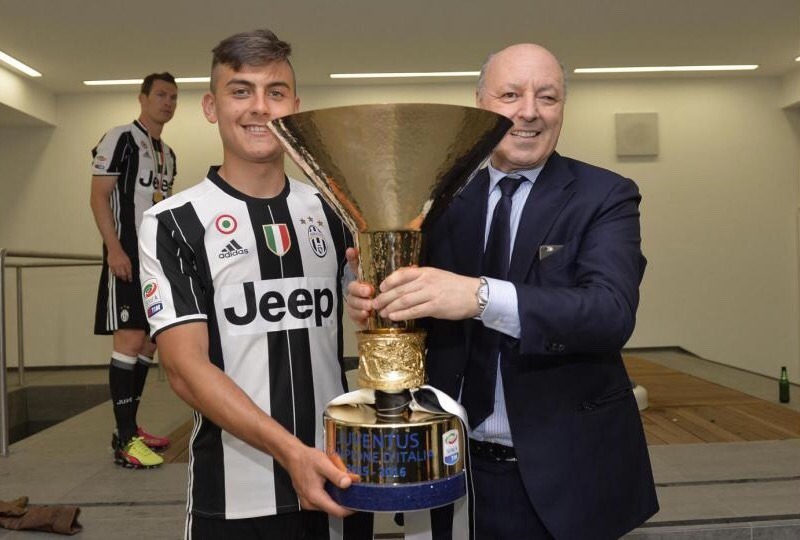 Dybala và Marotta.