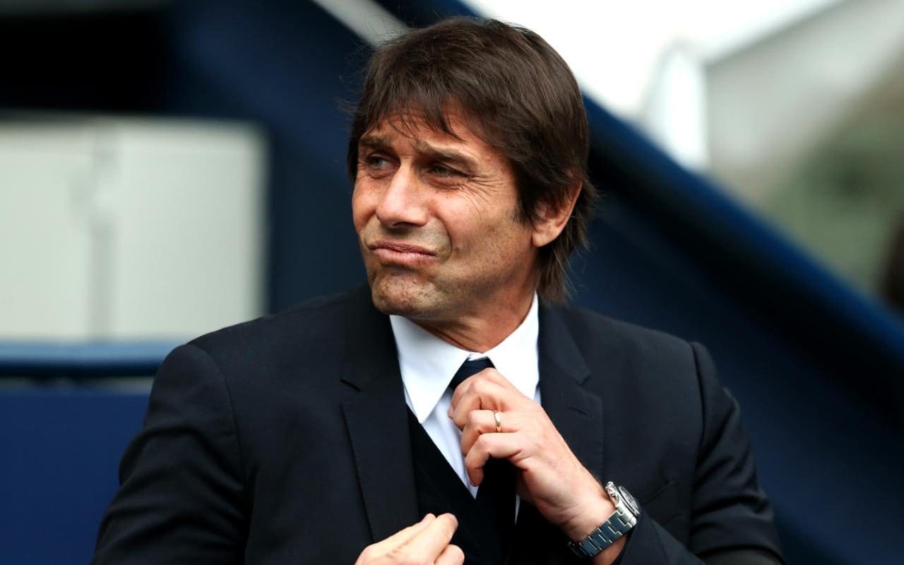 HLV Antonio Conte dường như đã bằng lòng với top 4.