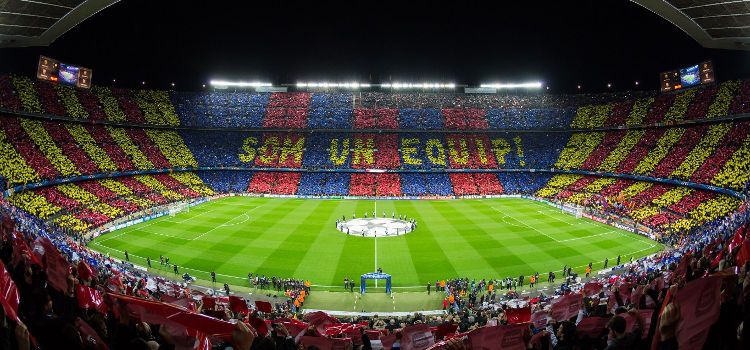 Sự hùng vĩ của Camp Nou.