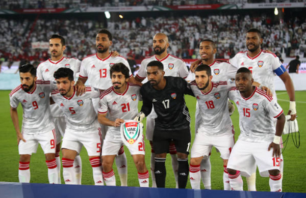 11 cầu thủ UAE trong đội hình xuất phát ngày ra quân.