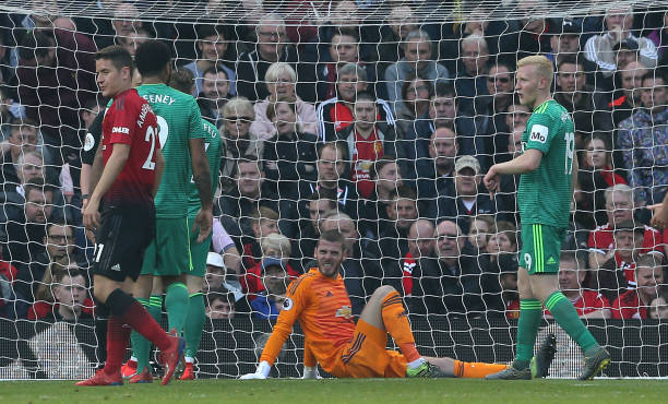 De Gea đã phải rất vất vả trong 20 phút đầu tiên.