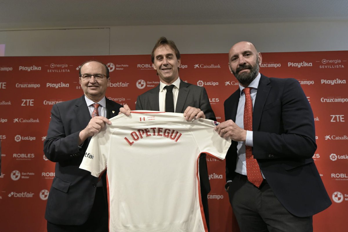 Ngoài ra, Sevilla cũng mang về thuyền trưởng mới Julen Lopetegui.